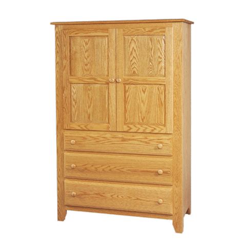 Shaker Deluxe Armoire Cherry Valley Furniture