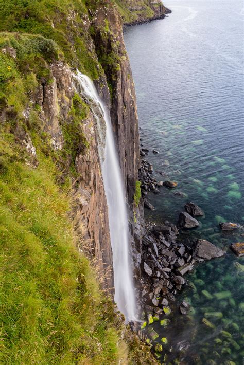 A Waterfall Near Kilt Rock Isle Of Skye Scotland X Oc R