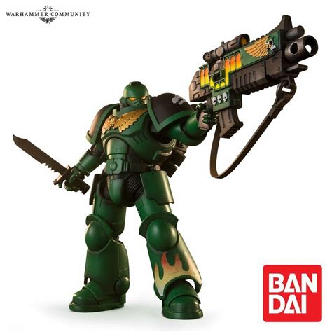 Warhammer 40k Bandai Action Figure Salamander Intercessor NEW