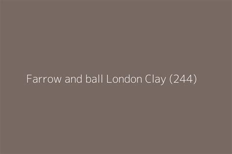 Farrow And Ball London Clay Color Hex Code