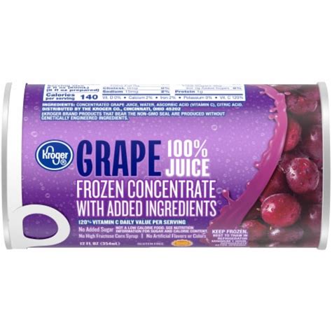 Kroger® Frozen 100% Grape Juice Concentrate, 12 fl oz - Kroger