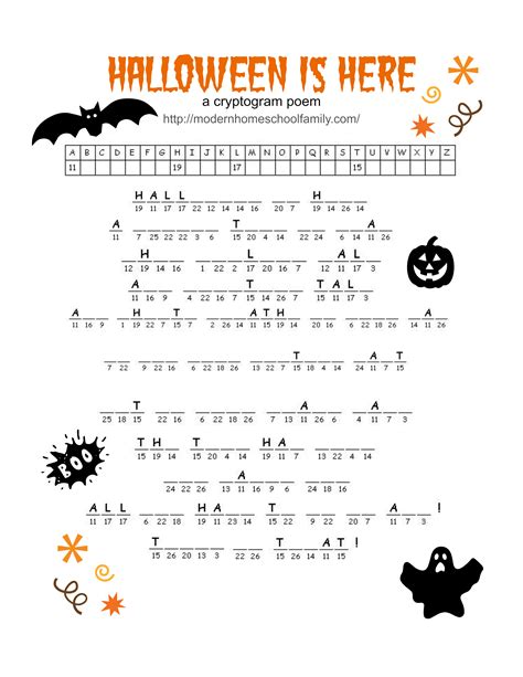 Free Printable Halloween Activity Sheets for Elementary Grades ...