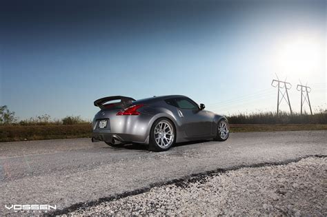 Moderate Custom Tweaks On Grey Metallic Nissan 370z — Gallery