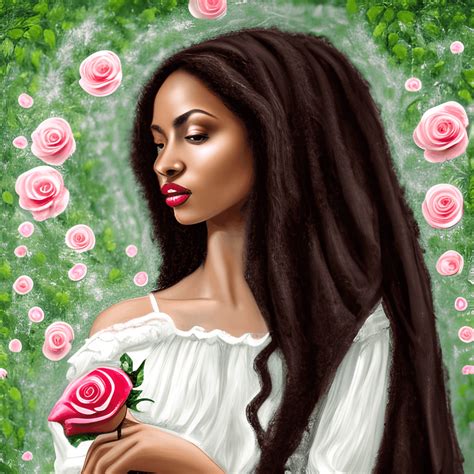 Elegant Brown Skinned Woman · Creative Fabrica