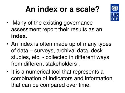 indicators levels types existing   powerpoint  id