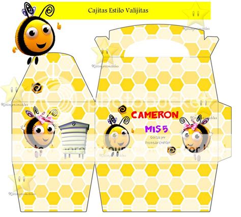 KITS IMPRIMIBLES Kit Imprimible Colmena Feliz Abejita Diseñá Tarjetas