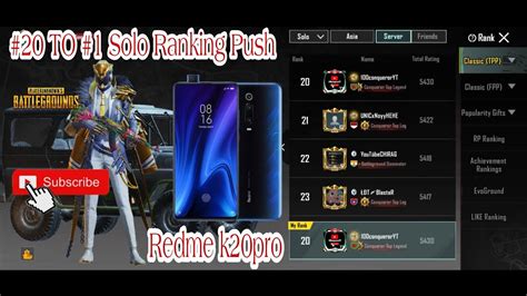 Solo Conqueror Leaderboard Ranking In Asiahow Get Conqueror