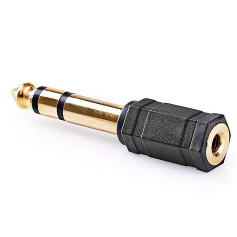 Comprar Adaptador Jack Hembra 3 5mm A Jack Macho 6 3mm Online Sonicolor