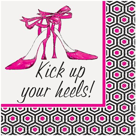 Kick Up Your Heels Girls Night Out Beverage Napkins 16ct Walmart