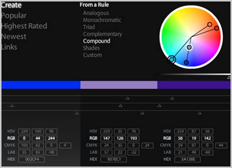 Adobe Kuler: An Online Color Scheme Generator You Have Never Seen Before