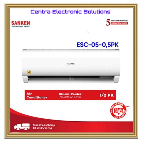 Jual Ac Sanken ESC 05 1 2PK Air Conditioner Sanken ESC 05 Unit Only