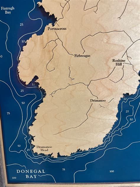 Killybegs Map Ireland Map Custom Wood Map 3D Wood Map - Etsy