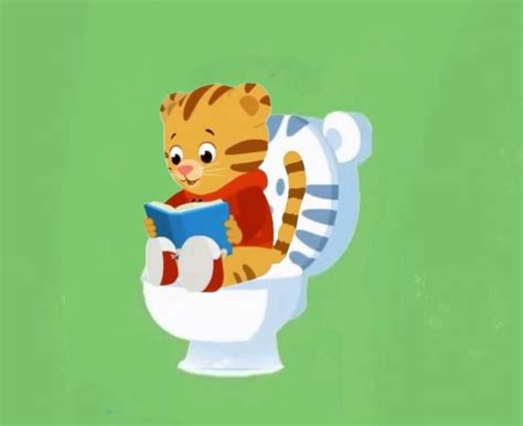 Daniel Tiger reading on. The potty : r/tigerpics