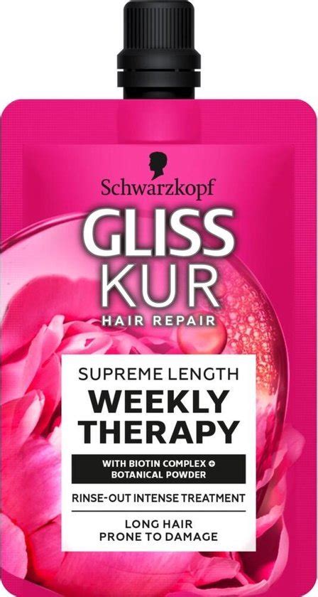 Gliss Kur Supreme Length Weekly Therapy 50 Ml Bol