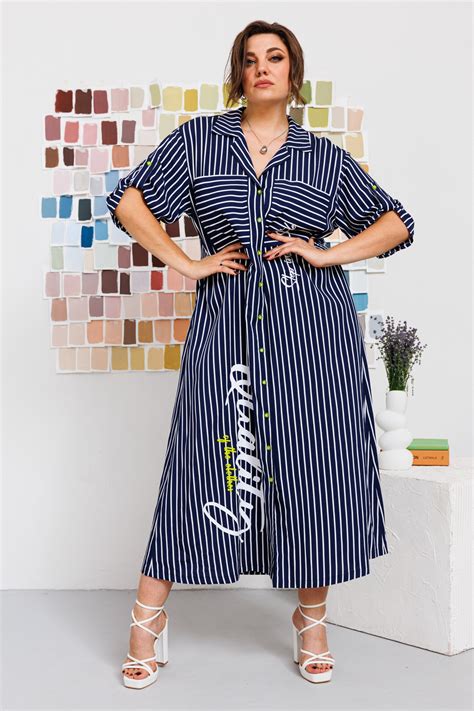 Платье Danaida 2234 темно-синий в размере 48-56 купить в Минске с ...