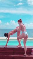 INSTA VID RG FJ Bella Thorne Jen Selter Workout In BIkini 1 7