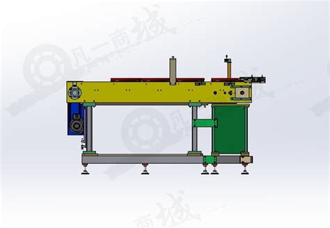 皮带输送机 双皮带输送线模型图纸下载凡一商城