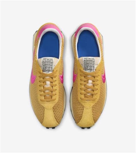 Nike LD 1000 x Stüssy Sanded Gold and Laser Fuchsia FQ5369 700