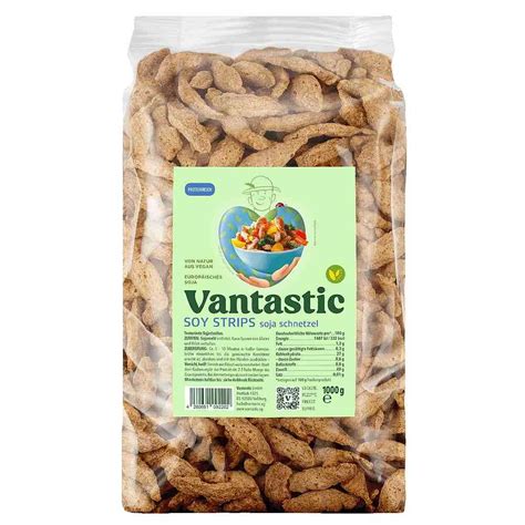 Vantastic Soy Strips Sojaschnetzel Großpackung 1000g vegan gün