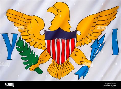 Us virgin islands flag hi-res stock photography and images - Alamy