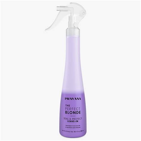 Pravana The Perfect Blonde Seal Protect Leave In Conditioner Neutralizes Brassy Yellow