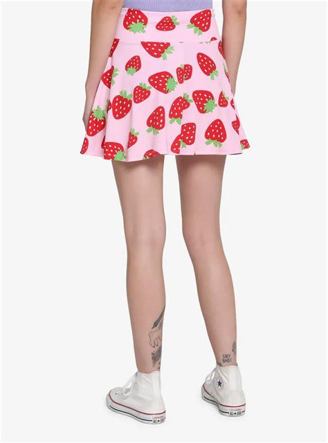 Hot Topic Pink Strawberry Lace Up Skirt Mall Of America®