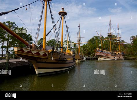 Usa Virginia Va Historic Jamestown Settlement Three Ships Susan