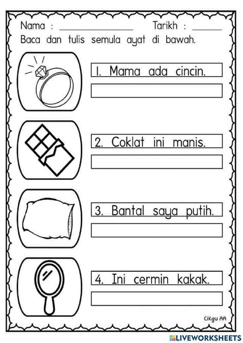 Latihan Menulis Kindergarten Reading Worksheets Kindergarten Math Worksheets Addition