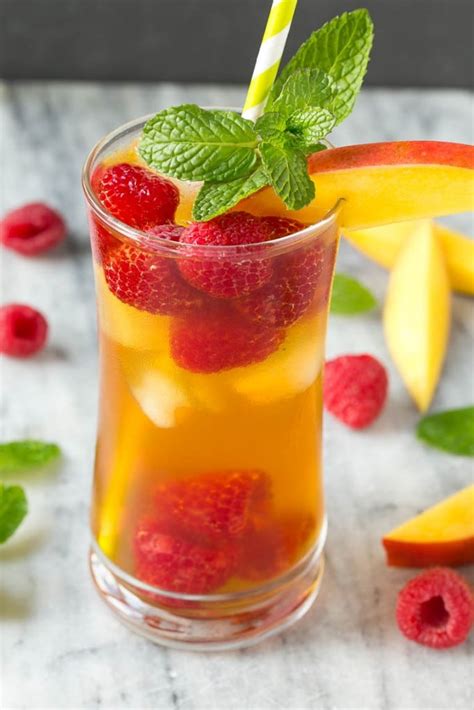 Perfect Mango Iced Tea Food And Drink