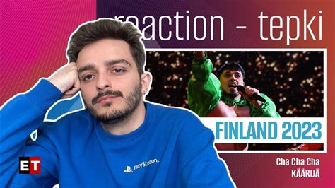 REACTION Käärijä Cha Cha Cha Eurovision 2023 Finland YouTube