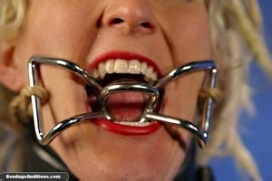 Caged Blonde Darling Is Ready For Some Roug XXX Dessert Picture