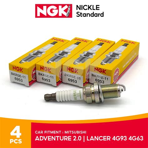 NGK BKR5E-11 Standard Spark plug for Mitsubishi Lancer 4G63 4G93 ...