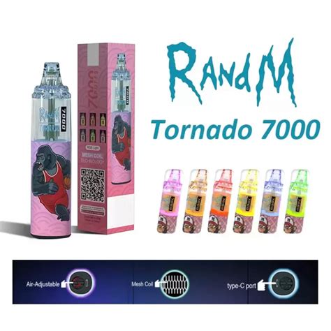 RandM Tornado Vape 7000 Puffs Disposable Vape CBD THC HHC DEVICE SUPPLIER