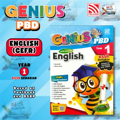 [buku Latihan] Genius Pbd English Cefr Aligned Year 1 Kssr Semakan