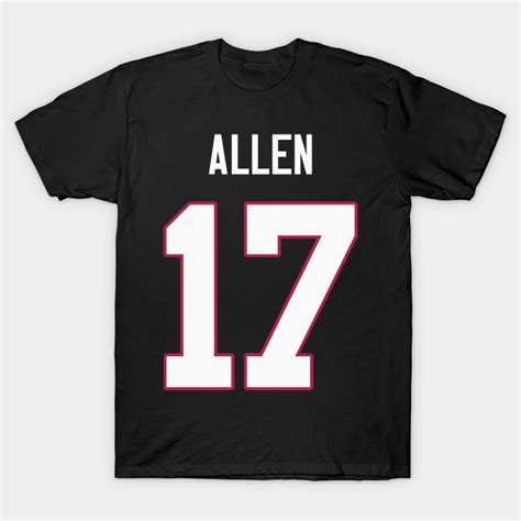 Josh Allen Josh Allen Jersey T Shirt Teepublic