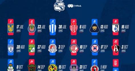 Este Es El Calendario Del Club Puebla Femenil Para Apertura 2023