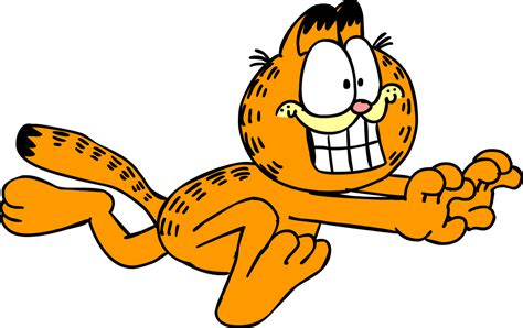 Garfield running for food by Blackrhinoranger on DeviantArt