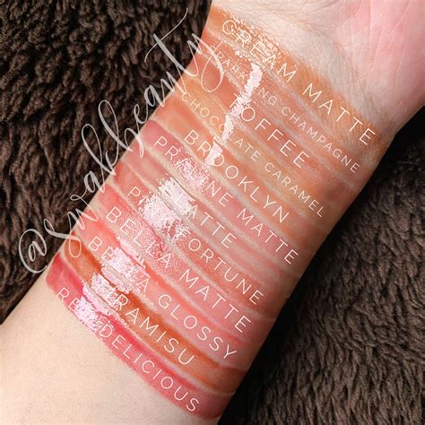 Natural Nude Gloss Collection Comparison Swatches Swakbeauty