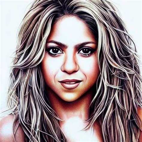 Shakira Beautiful Highly Detailed Portrait Stable Diffusion