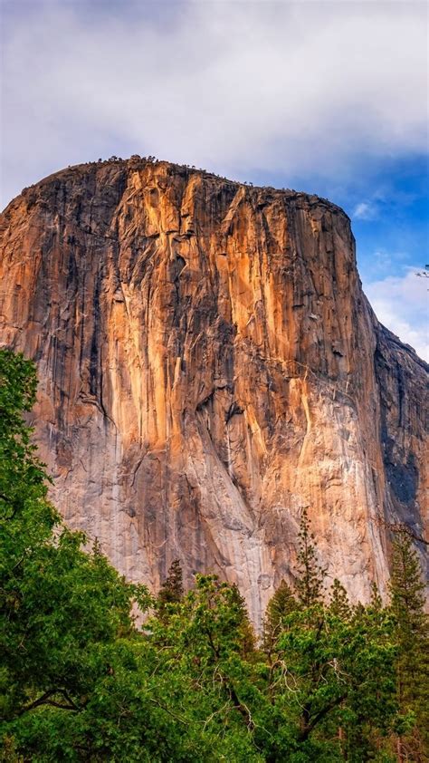 Góra El Capitan w Parku Narodowym Yosemite Tapeta na telefon