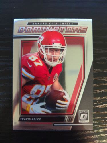 Travis Kelce Dominators 2021 Panini Donruss Optic DM TK Kansas City