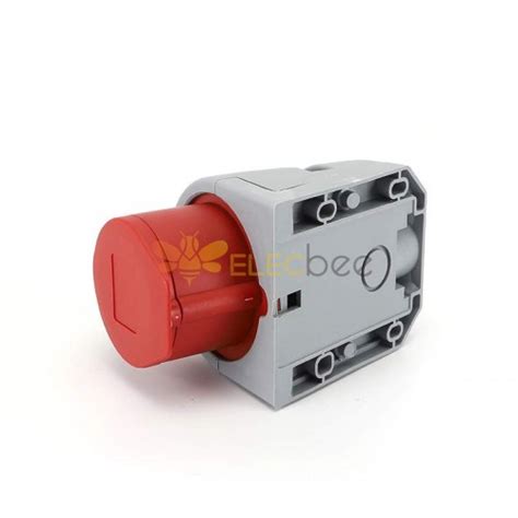 Waterproof Industrial Connector Socket 5Pin 16A 380-415V 3P+E+N IP44