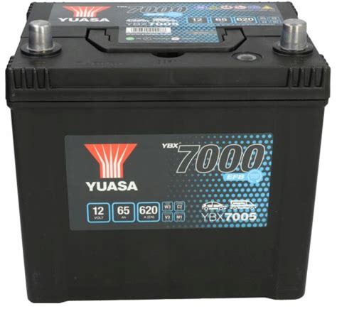 AKUMULATOR YUASA 12V 65Ah 620A START STOP EFB YBX7005 YBX7005 Za 532 89