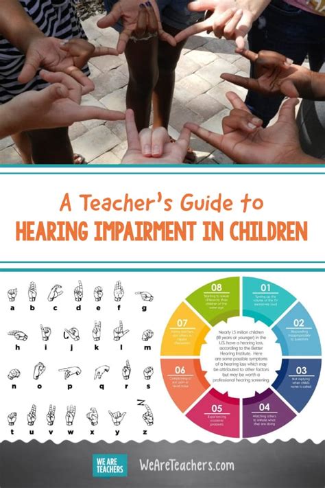 A Teacher's Guide to Hearing Impairment in Children | Teacher guides ...