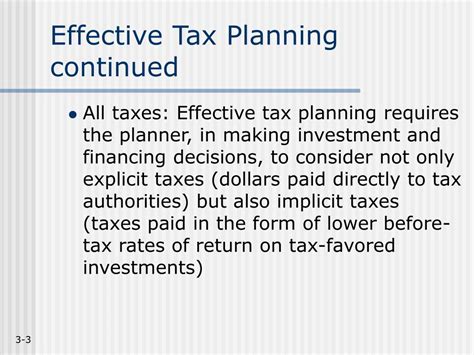 Ppt Effective Tax Planning Powerpoint Presentation Free Download