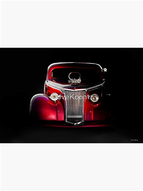 1937 Chevrolet Pro Mod Coupe Poster By Davekoontz Redbubble