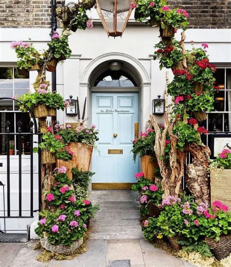 Londres en fleurs 18 portes d entrée fleuries d une incroyable beauté