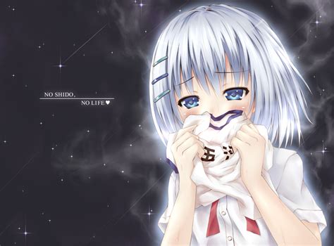 Blue Eyes Blush Date A Live Gray Hair Short Hair Tobiichi Origami