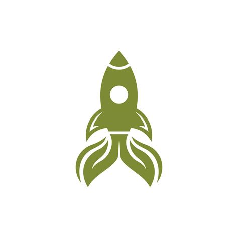 Leaf rocket logo design, logo with launched rocket. Nature logo design ...