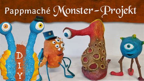 Pappmach Monster Upcycling Projekt Diy Bastelidee F R Zuhause Und